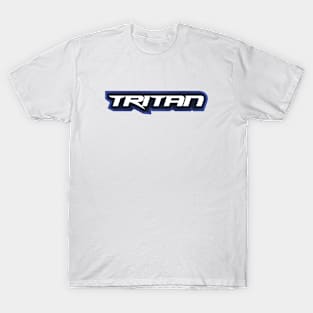 Tritan Text Blue T-Shirt